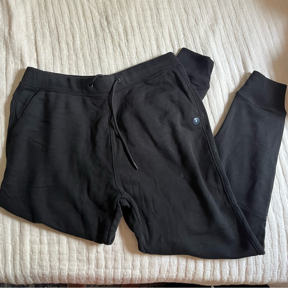 a&f black joggers